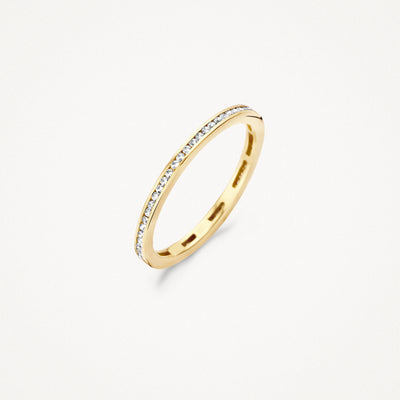 Ring 1138YZI - 14k Geel Goud met Zirkonia