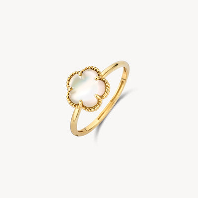 Bague 1281YMQ - Or 14k avec Nacre