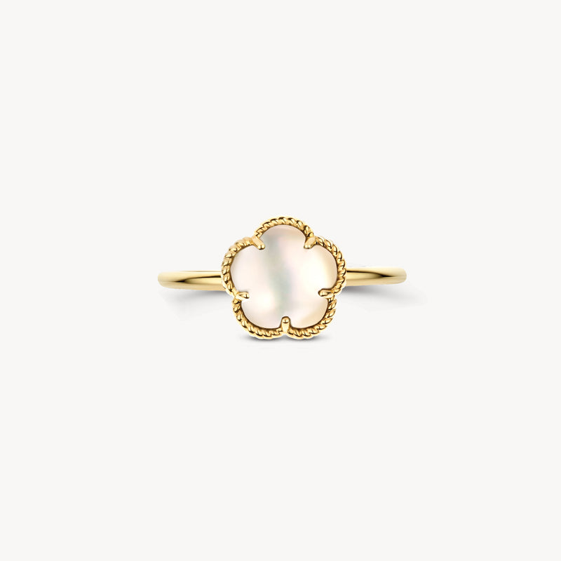 Ring 1281YMQ - 585er Gold mit Perlmutt