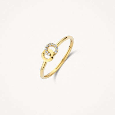 Bague 1282YZI - Or 14k avec Zircone