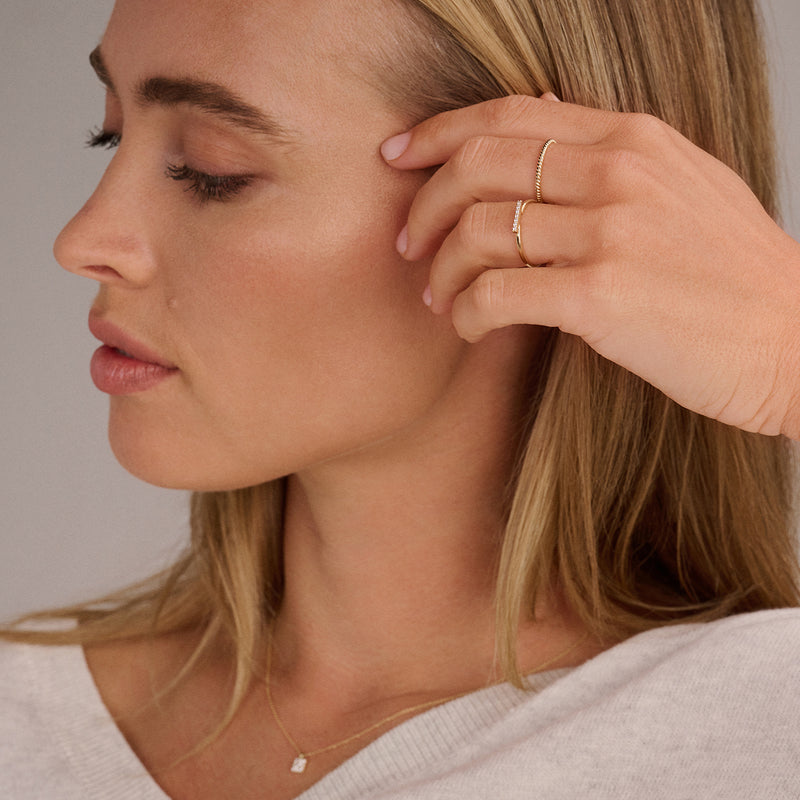 Bague 1290YZI - Or 14k avec Zircone