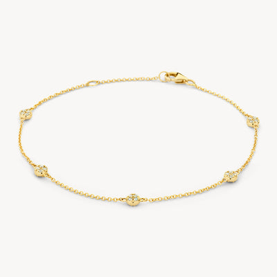 Armband 2213YZI - 14k Geelgoud met zirkonia