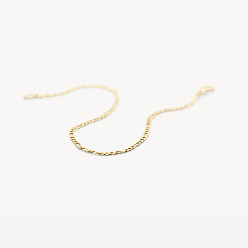 Feines Armband aus 585er Gold mit dezenter Gliederstruktur.