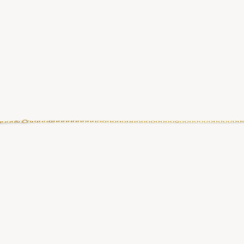 Bracelets à maillons fins en or 14k avec finition brillante subtile.