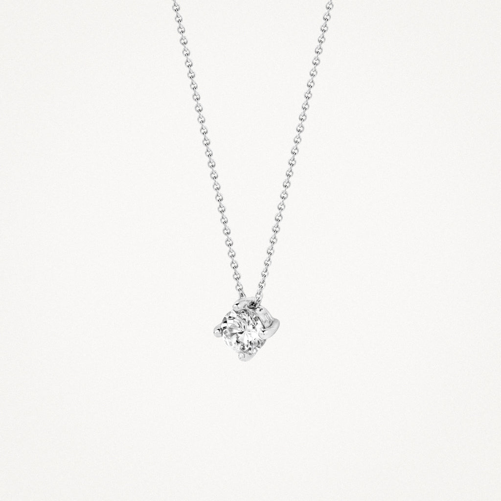 14k White Gold Necklace Blush Jewels 3057WZI Blush Gold Jewels