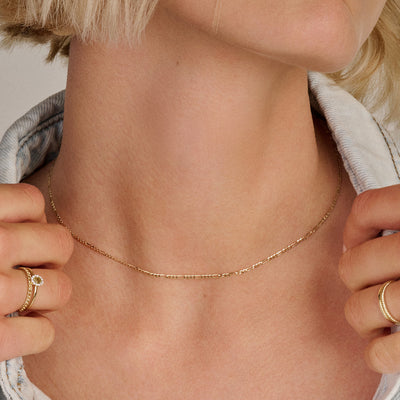 14ct Gold Figaro Chain Necklace