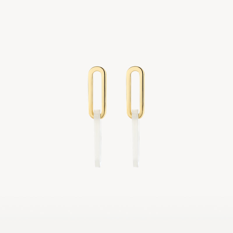 Ohrringe 7394YMP - 585er Gold mit Perlmutt