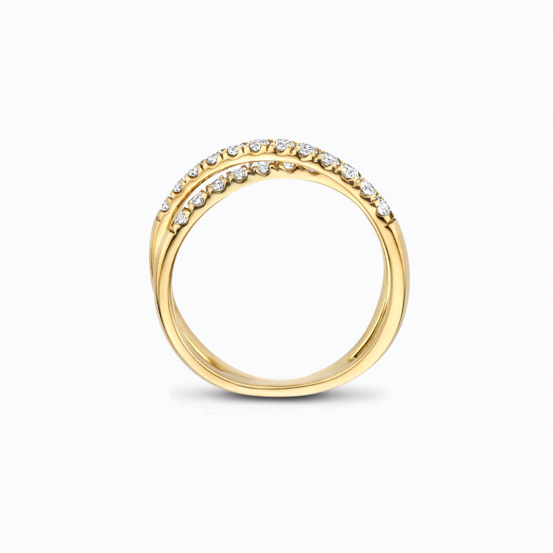 Lab Diamonds Ring LG1055Y - 14k Gold
