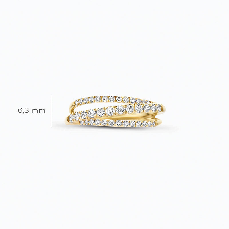 Lab Diamonds Ring LG1057Y - 14k Gold