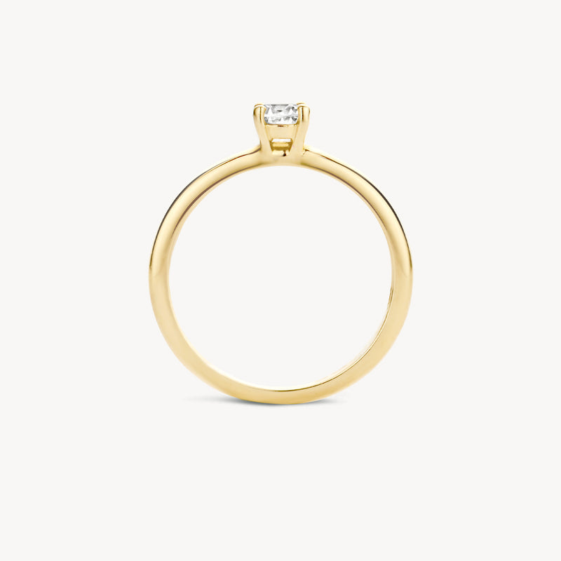 Ring 1133YZI - 14k Yellow Gold with Zirconia