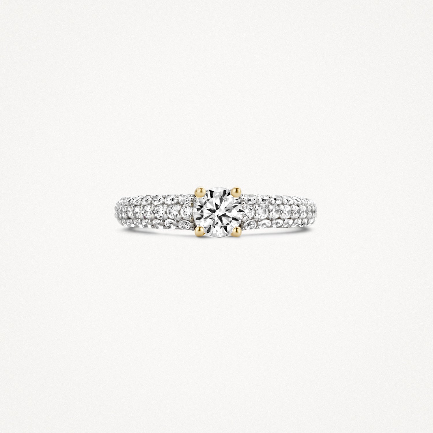 Ring 1135YZI - 14k Yellow Gold with Zirconia