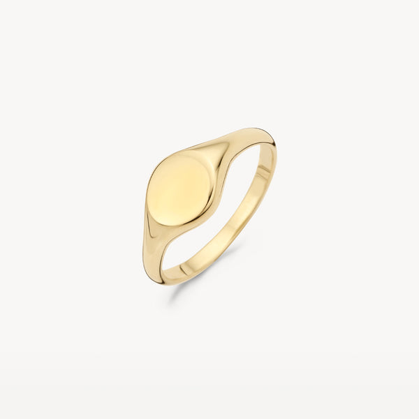 Signet Ring 1191YGO - 14k Yellow Gold