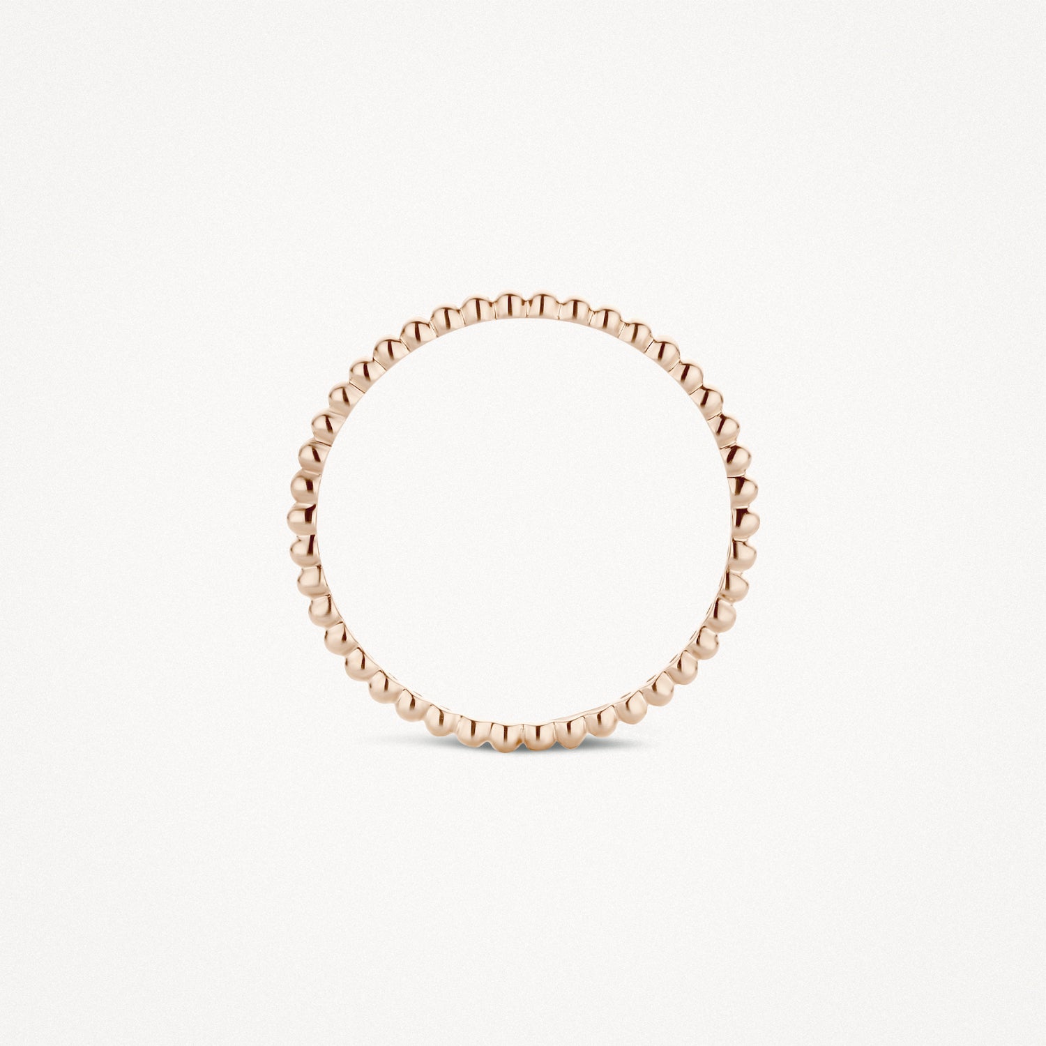 Bolletjes ring ⌀ 1.4 mm 14k rosé goud