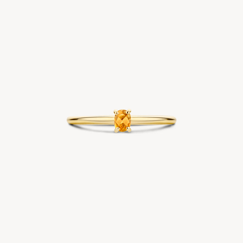 Ring 1204YCI - 14k Yellow gold with Citrine