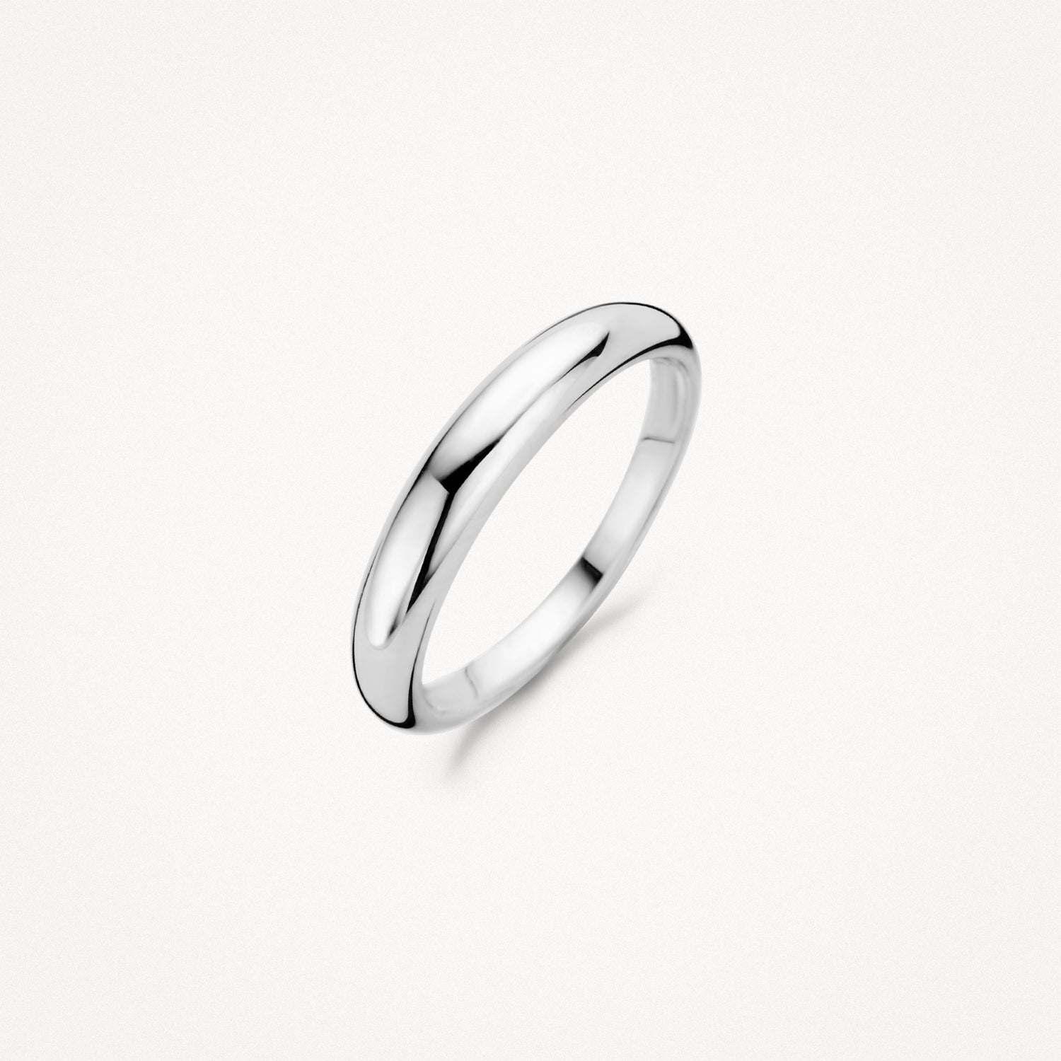 Ring gladde band ⌀ 3,7 mm 14k Wit goud