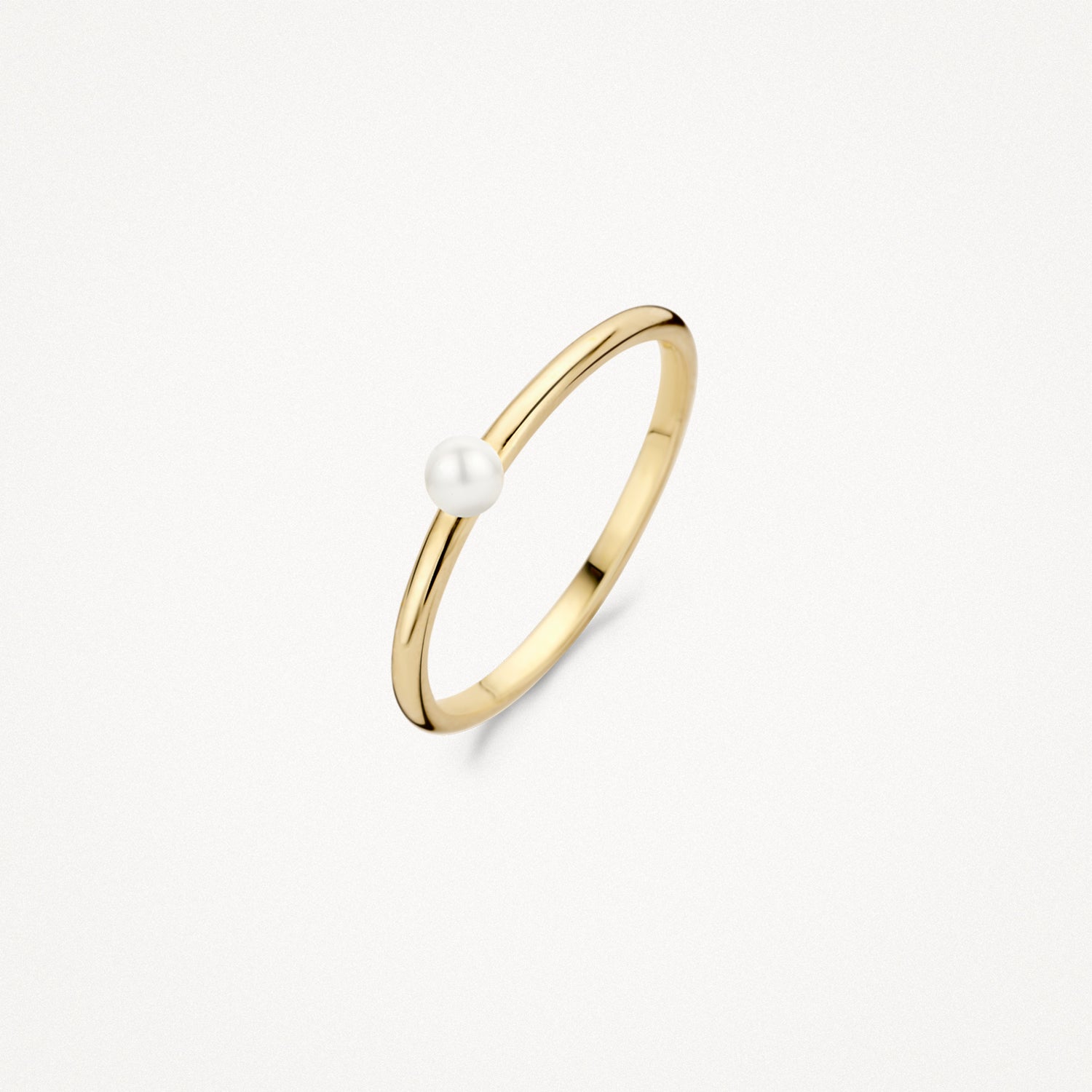 Ring zoetwaterparel 14k goud