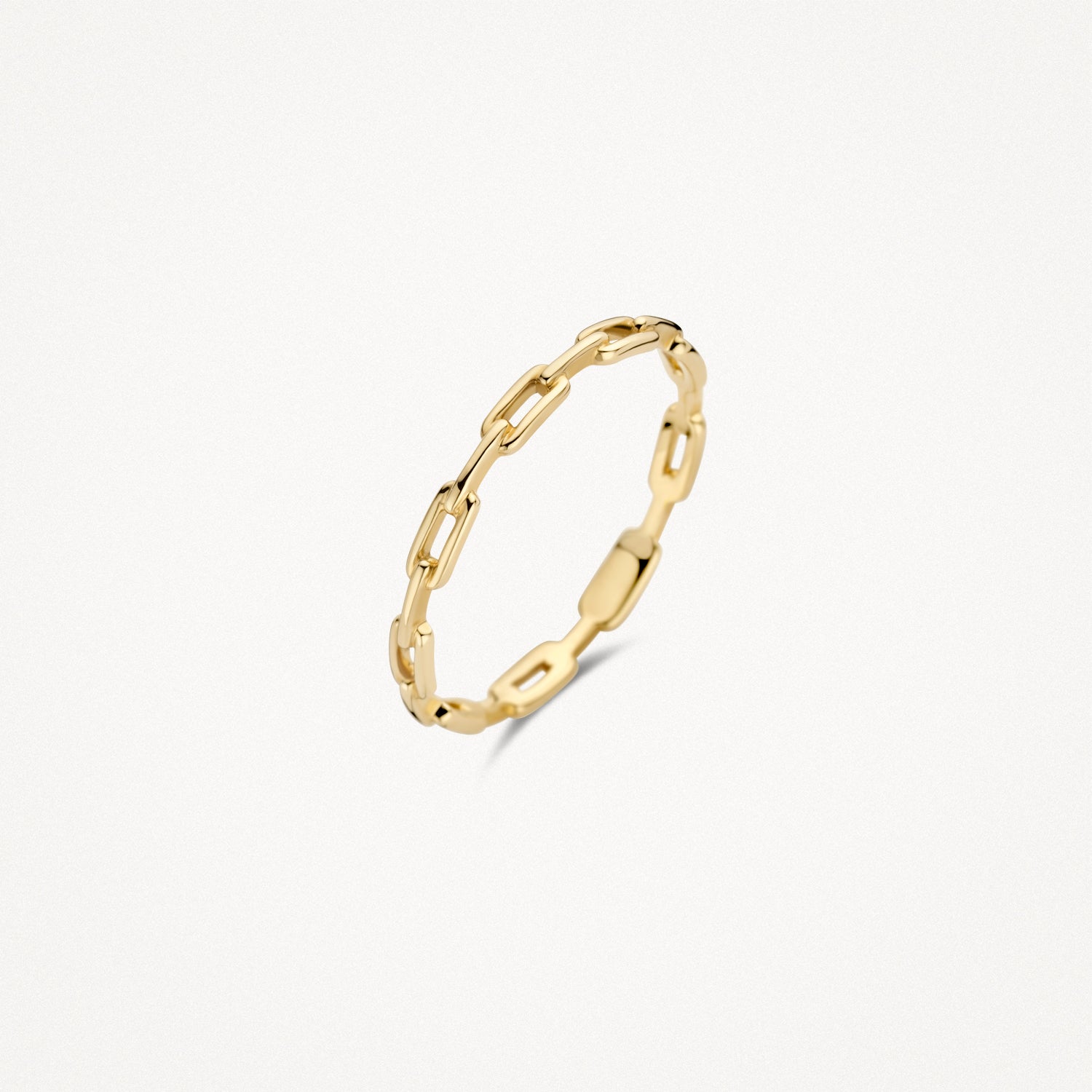Ring met closed forever-schakels 14k goud