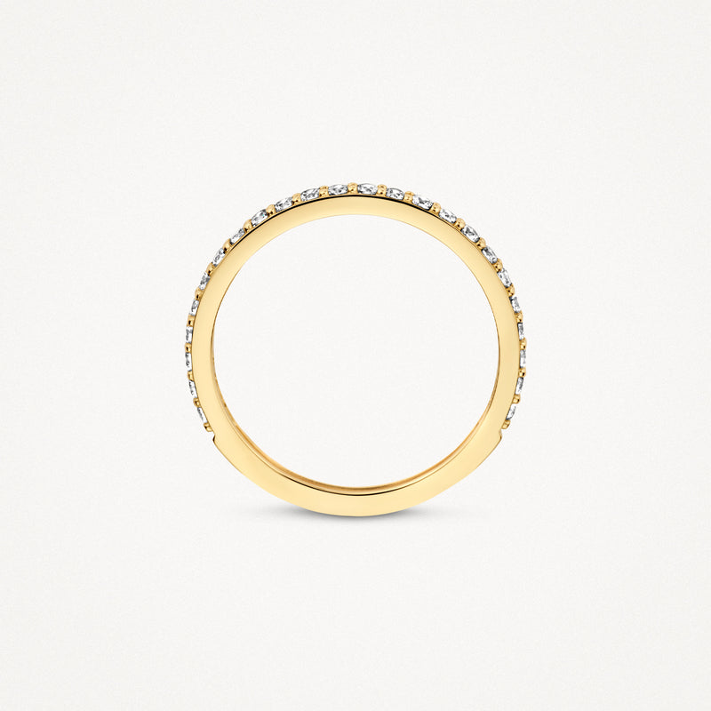 Ring 1244YZI - 14k Yellow gold with zirconia