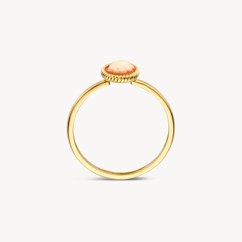 Ring 1250YCA - 14k Yellow Gold with Cameo