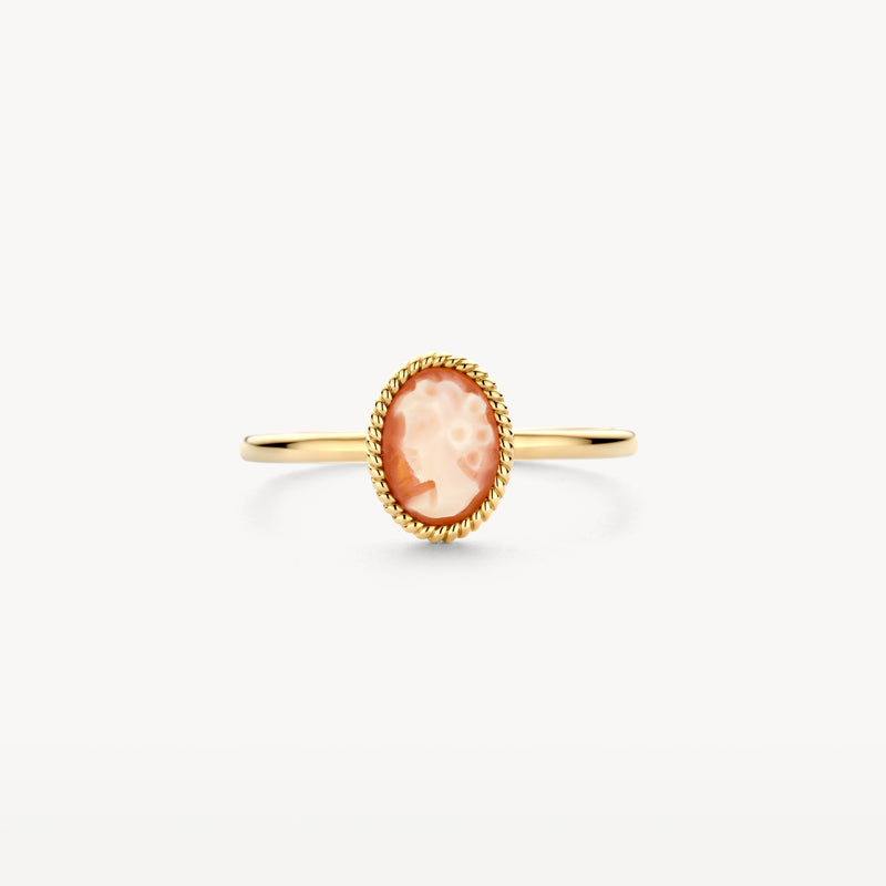 Ring 1250YCA - 14k Yellow Gold with Cameo