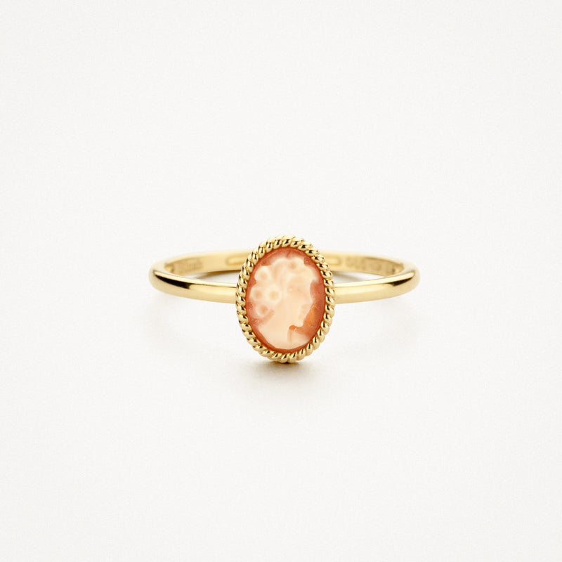 Ring 1250YCA - 14k Yellow Gold with Cameo