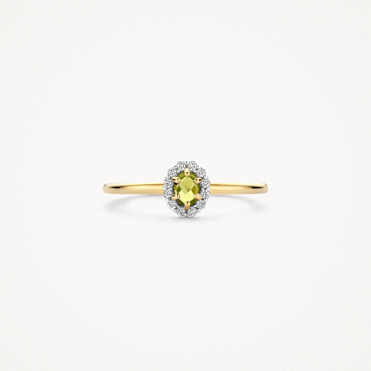 Ring 1258YGP - 585er Gelbgold mit Peridot