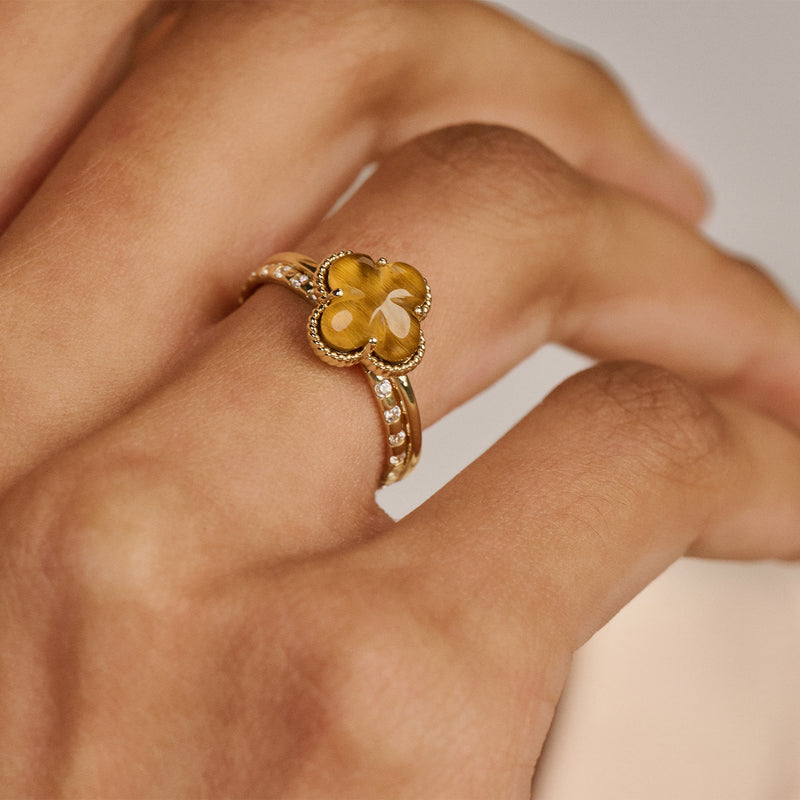 Ring 1268YZI - 585er Gold mit Zirkonia