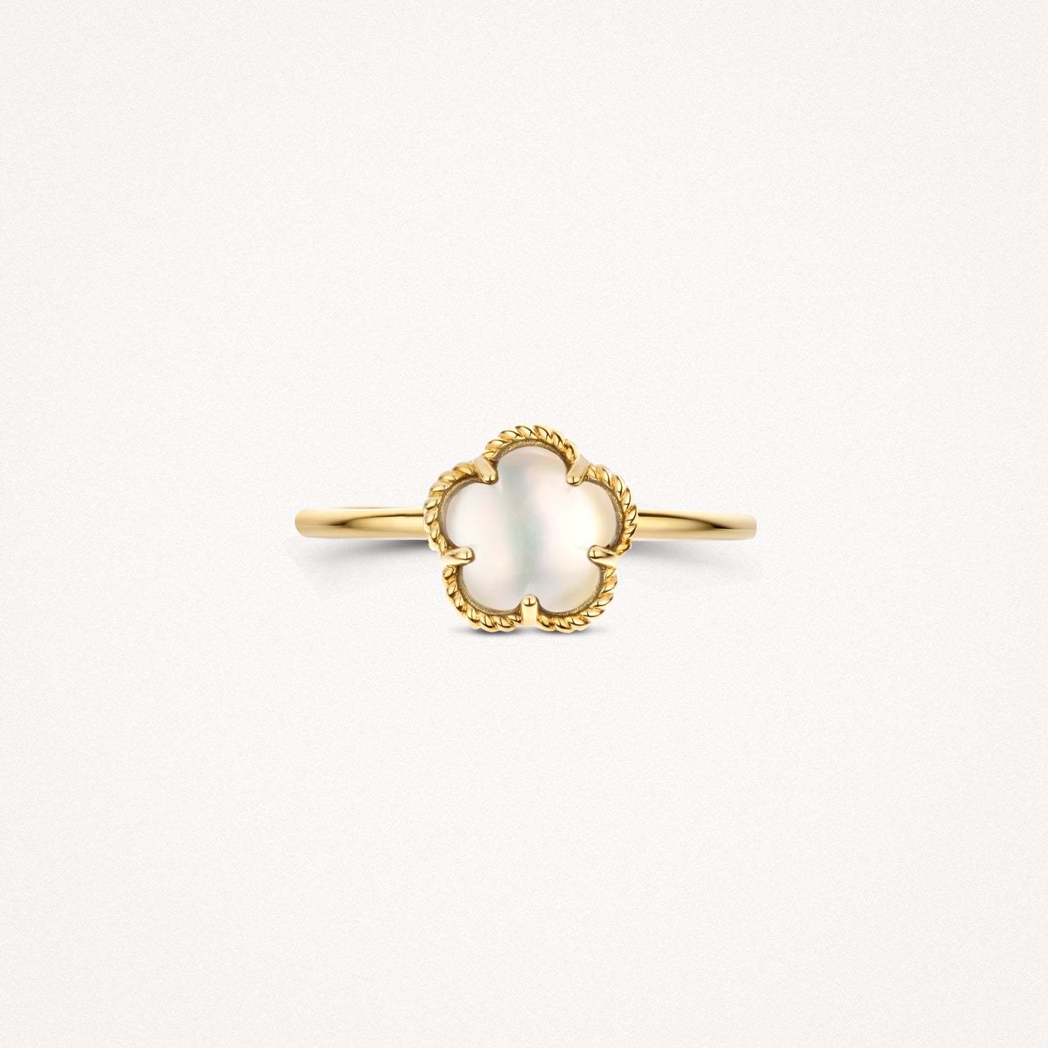 Ring 1280YMQ - 14k Gold with mother of pearl