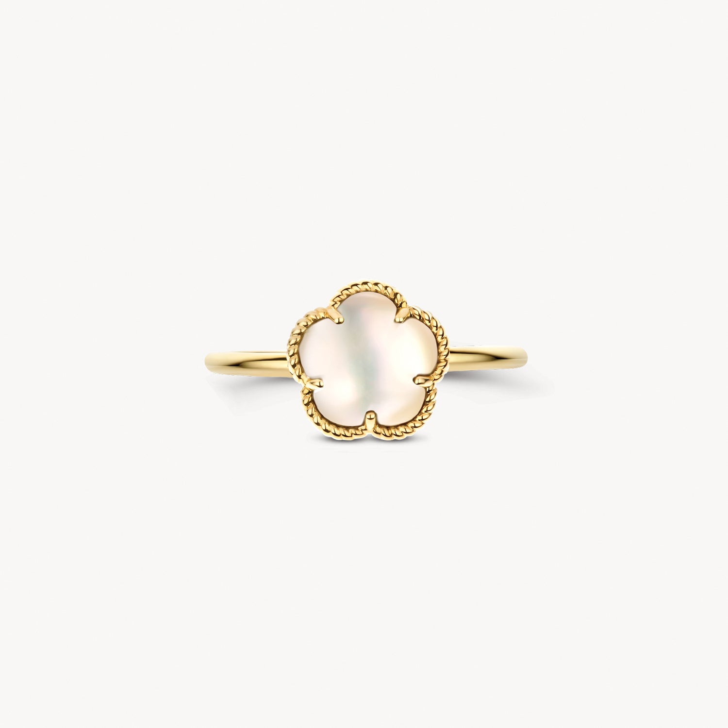 Ring 1281YMQ - 14k Gold with mother of pearl