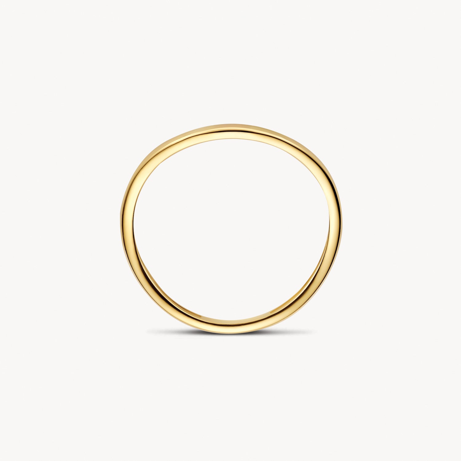 Genuine 14ct yellow gold delicate stackable ring, stacked with other Rings rings.