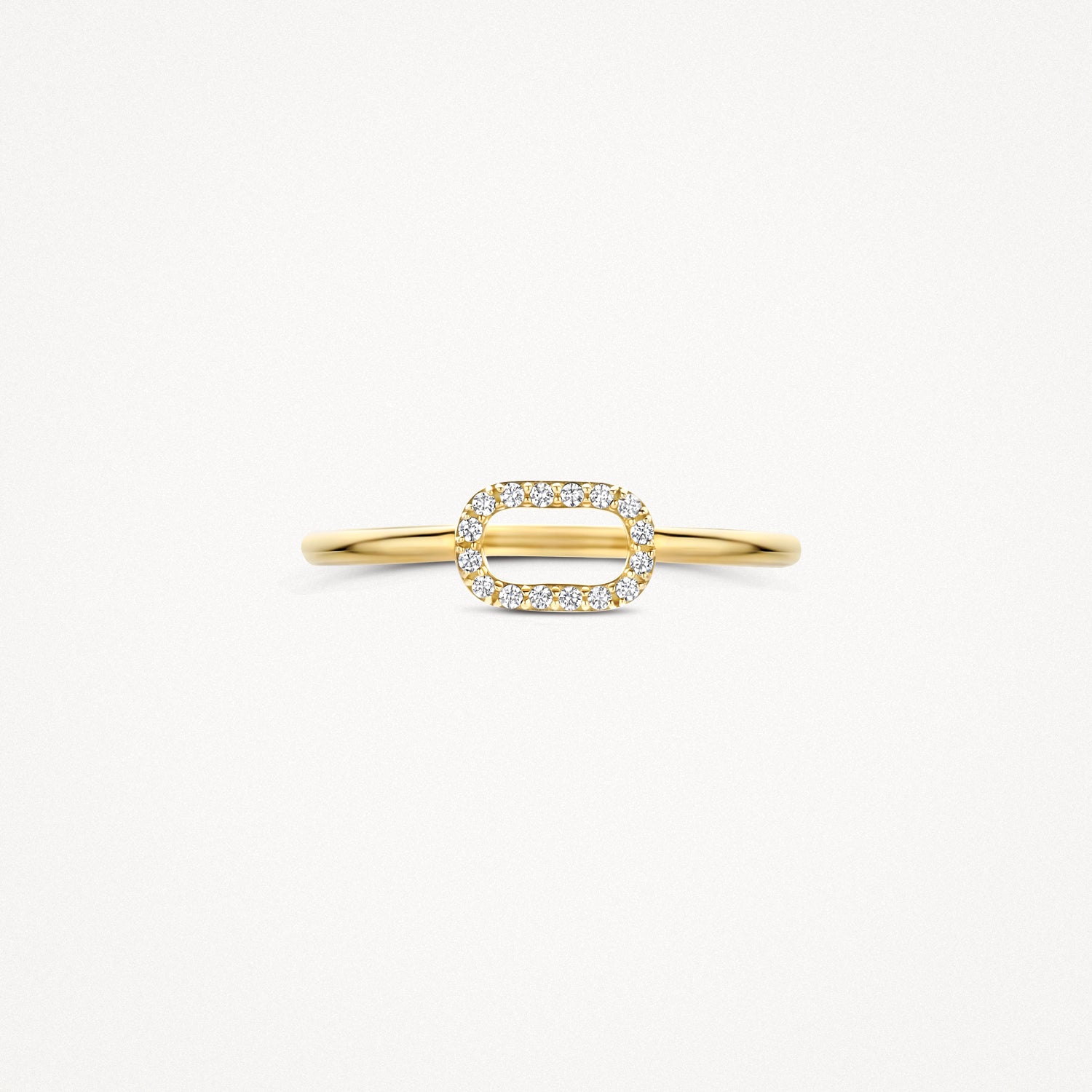 Ring 1289YZI - 14k Gold with Zirconia