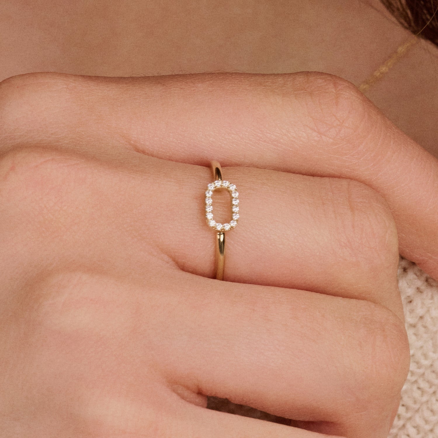 Ring 1289YZI - 14k Goud met Zirkonia