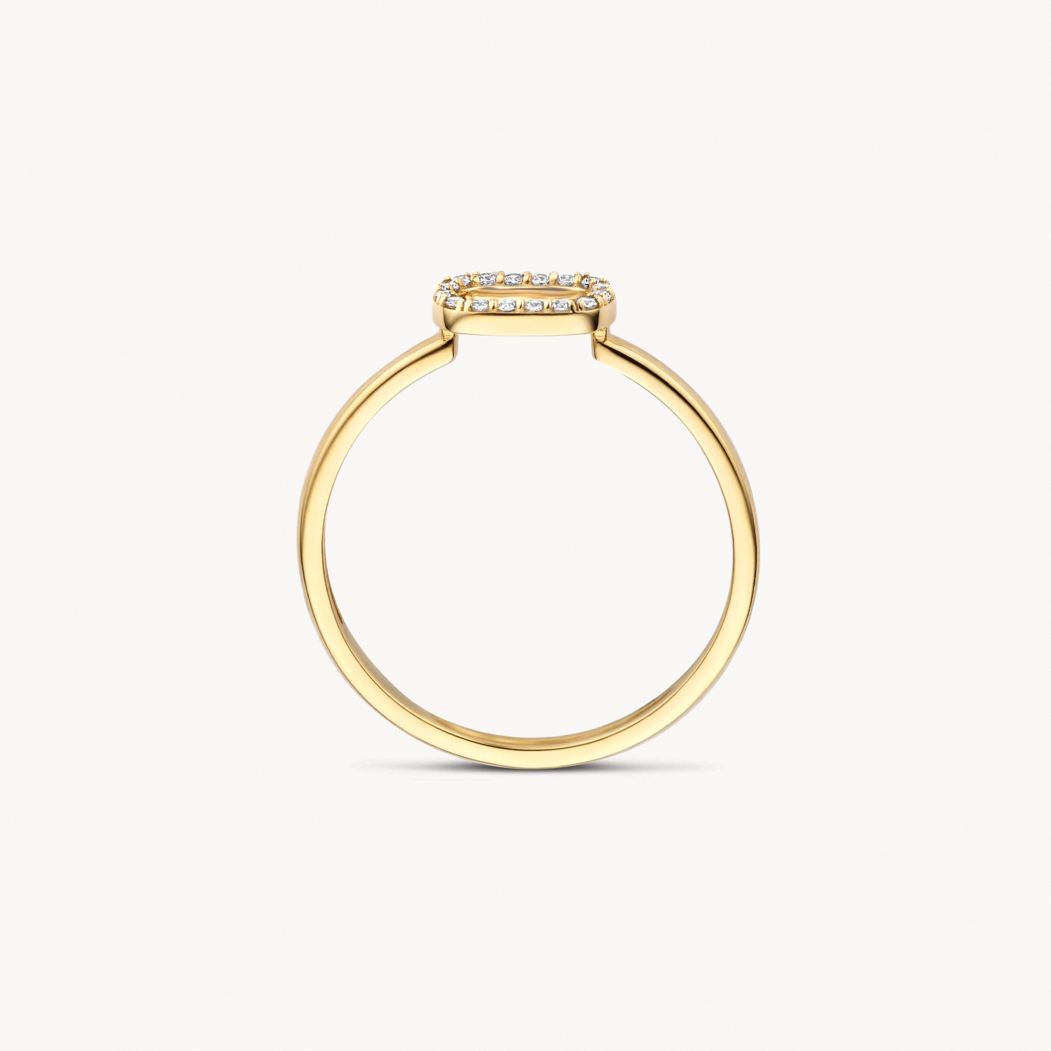 Ring 1289YZI - 14k Gold with Zirconia