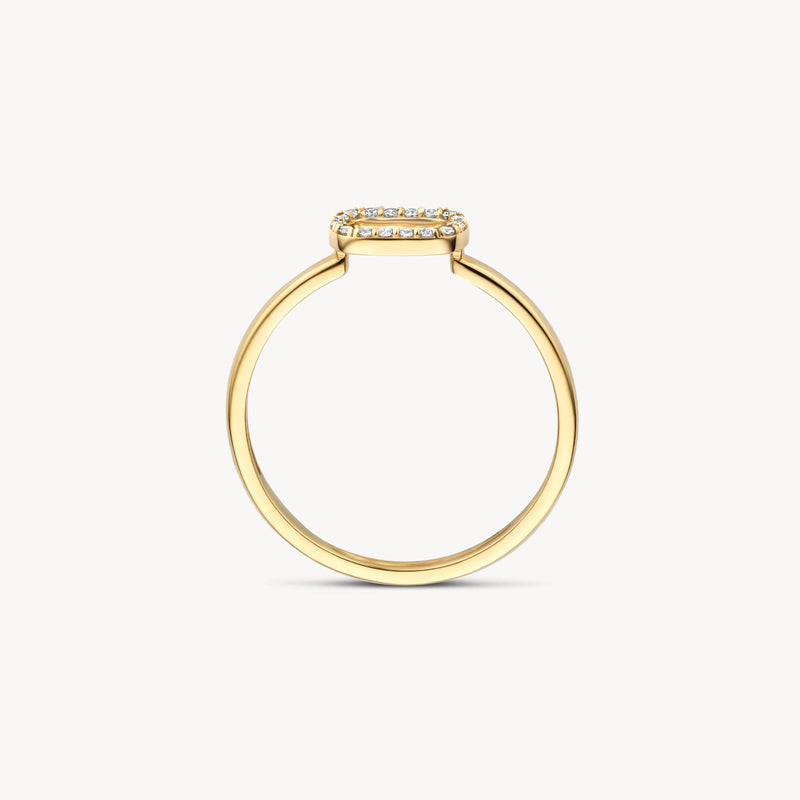 Ring 1289YZI - 14k Gold with Zirconia