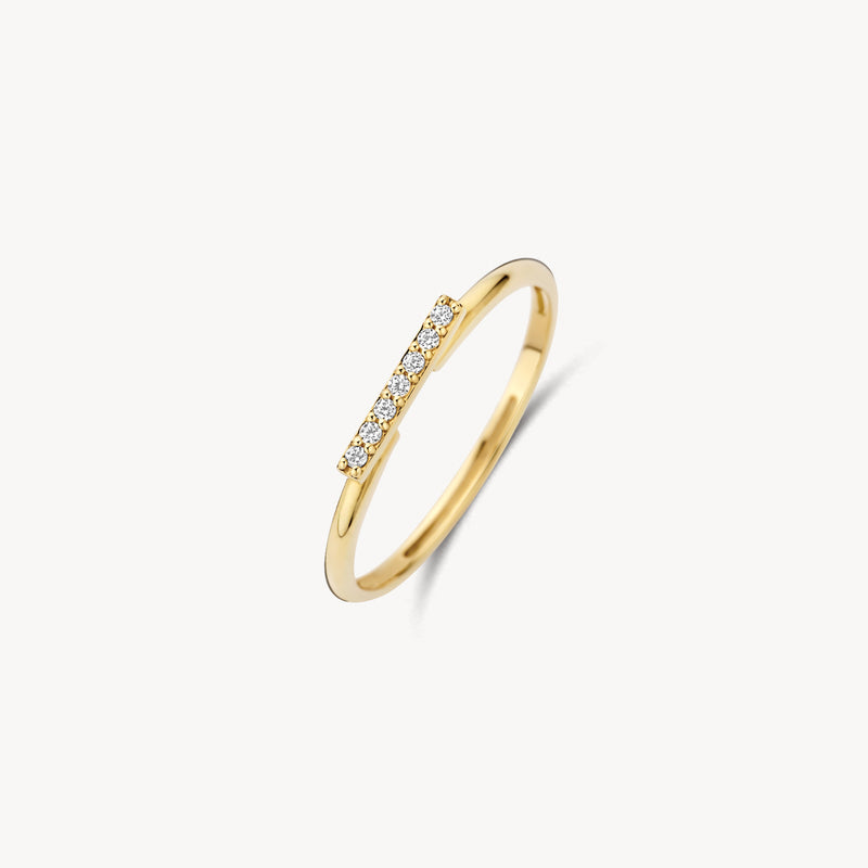 Ring 1290YZI - 14k Gold with Zirconia