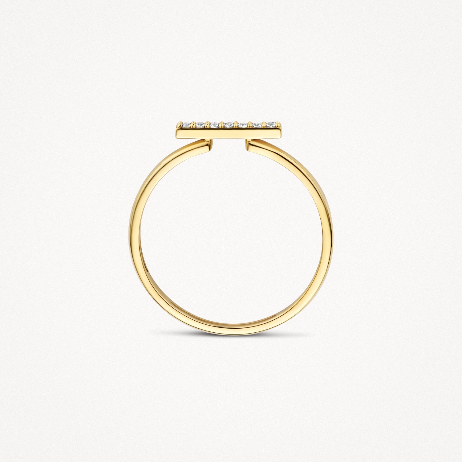 Ring 1290YZI - 14k Gold with Zirconia