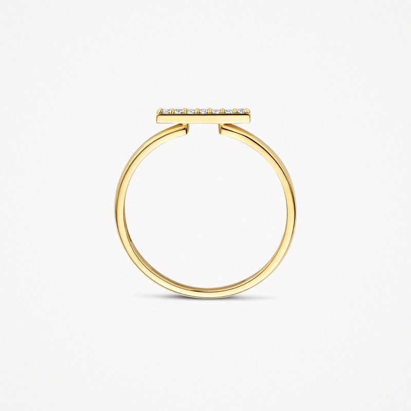 Ring 1290YZI - 14k Gold with Zirconia