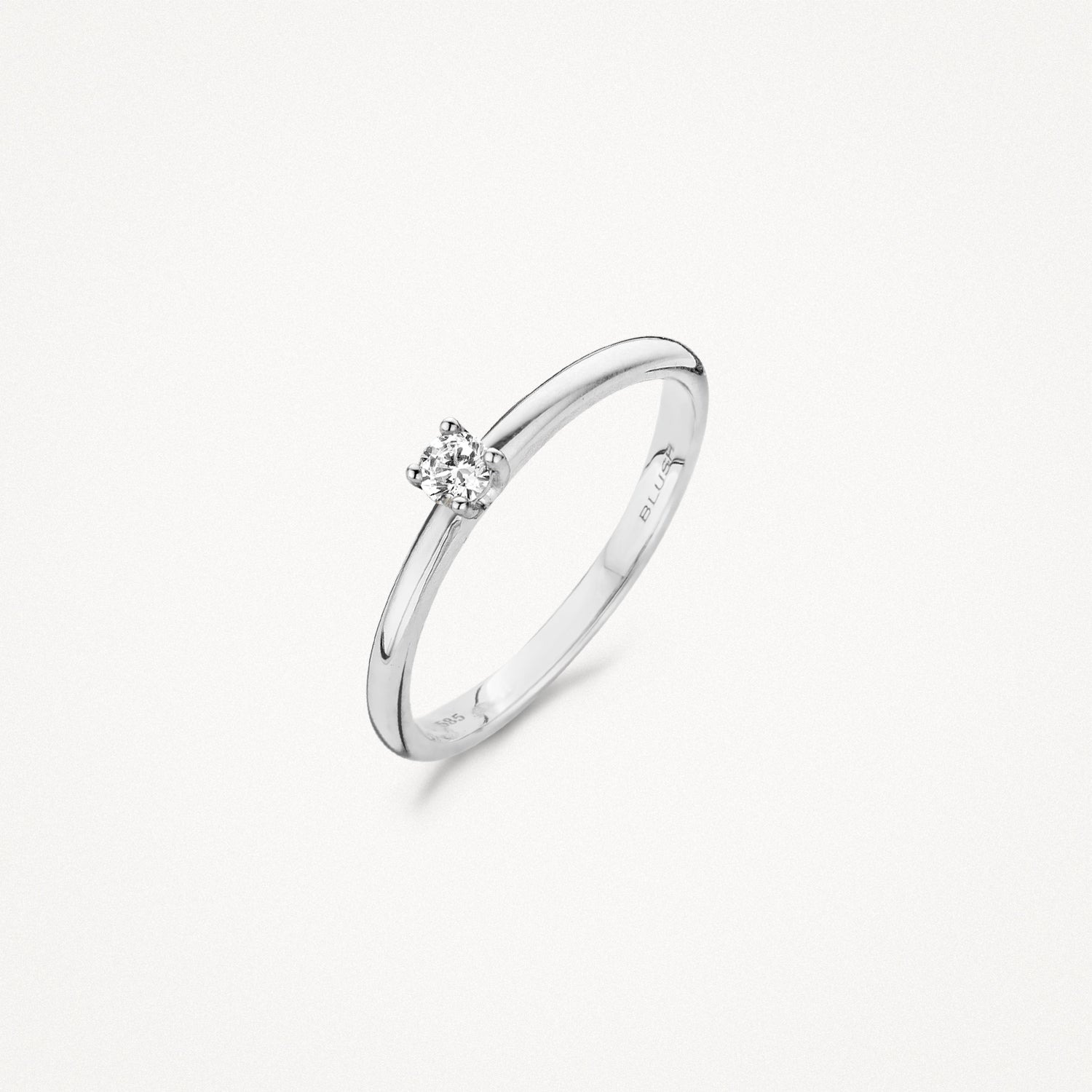 Diamanten Ring ⌀ 2.8 mm in 14k wit goud