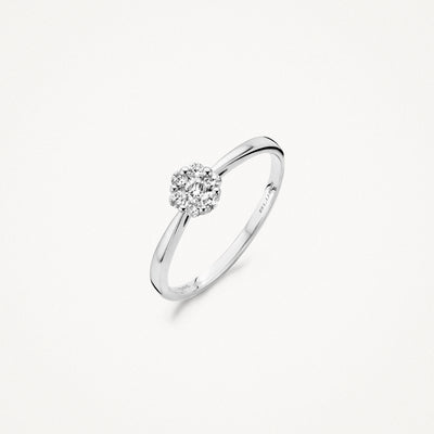 Diamanten ring 1612WDI - 14k Wit goud