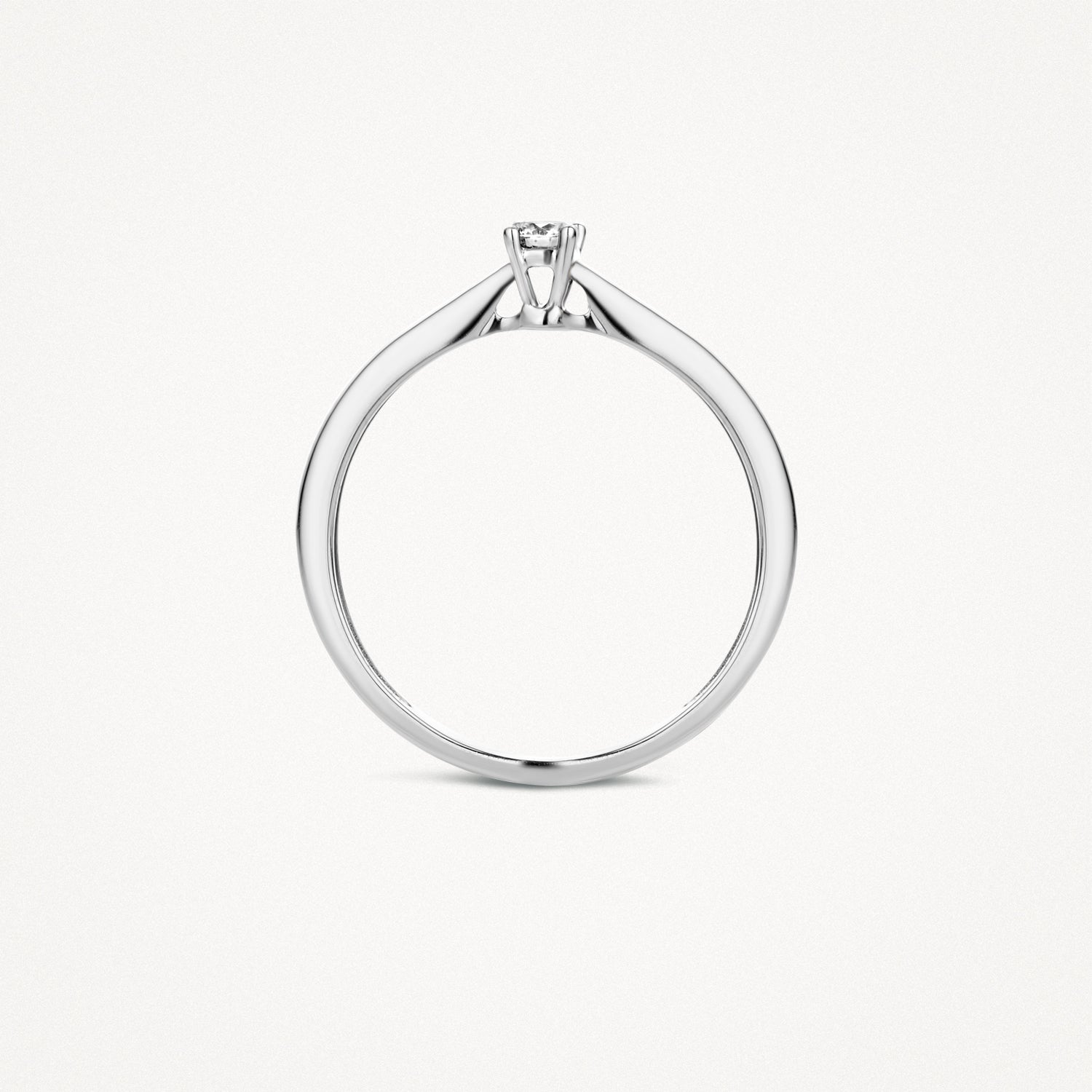 Ring 1622WDI - 585er Weißgold mit Diamant