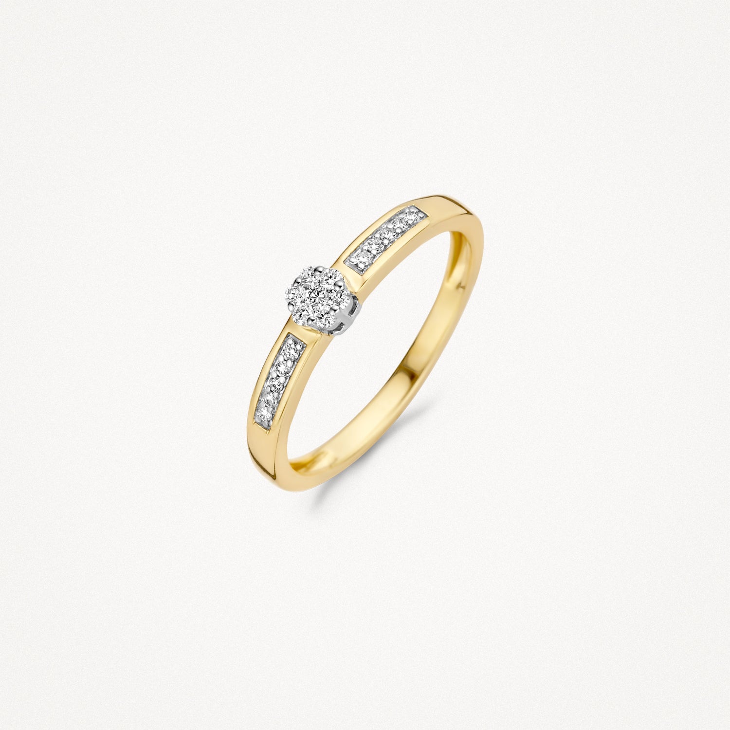 Ring 1623WDI - 14k White gold with diamond