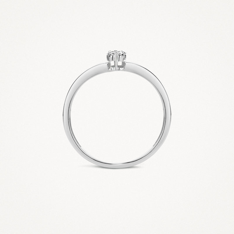 Ring 1623WDI - 14k White gold with diamond