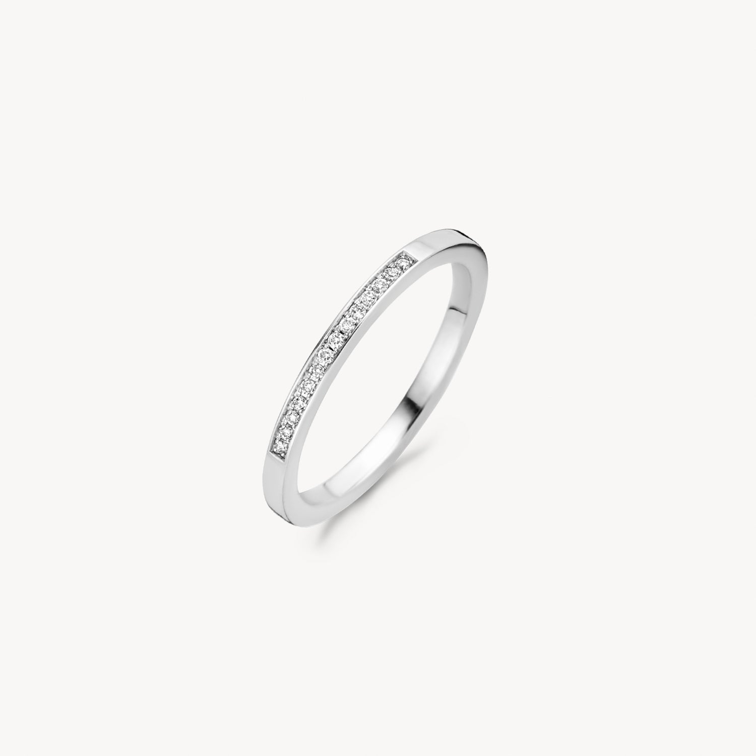 Ring 1630WDI - 14k White gold with diamond