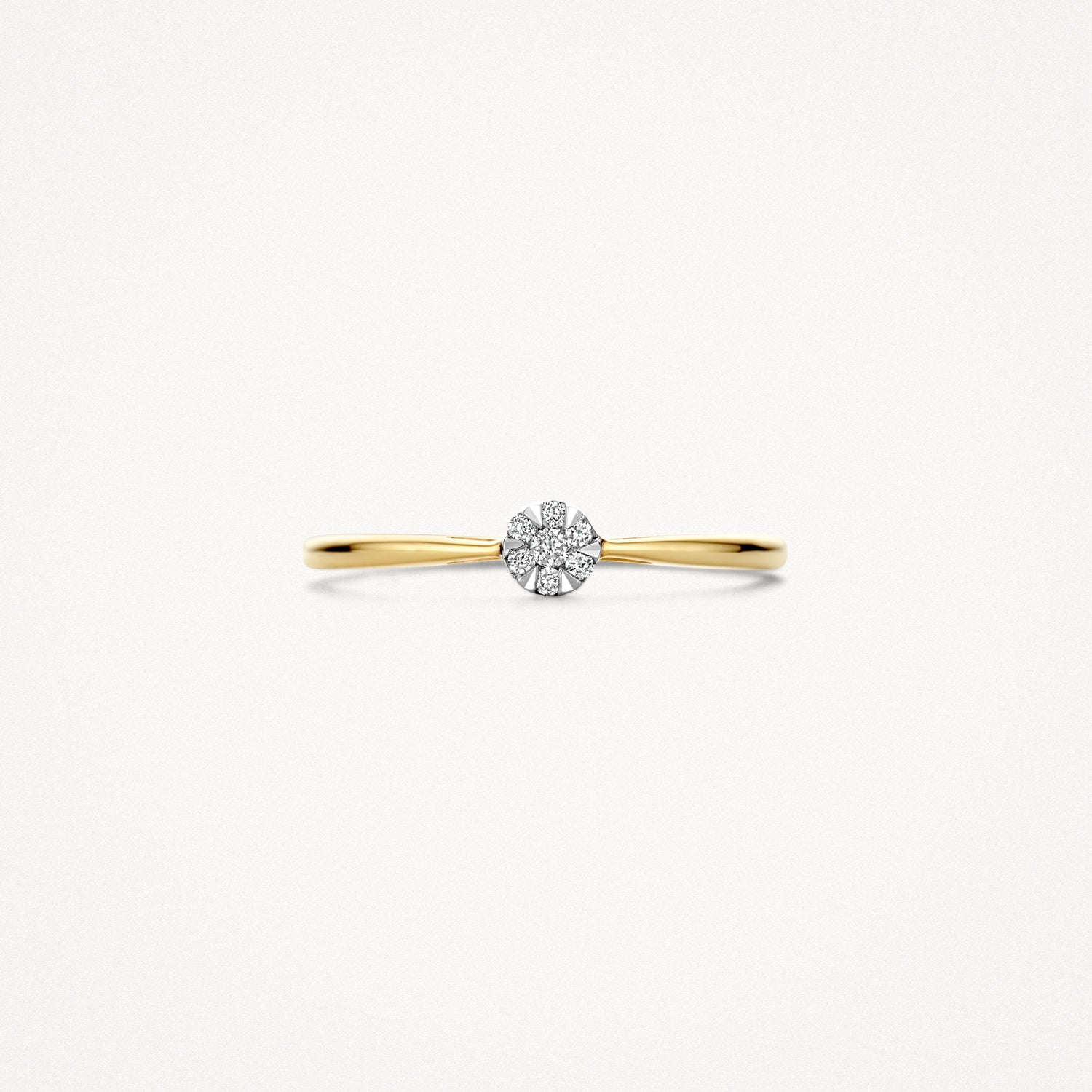 Ring 1675BDI - 14k Yellow and white gold with Diamond