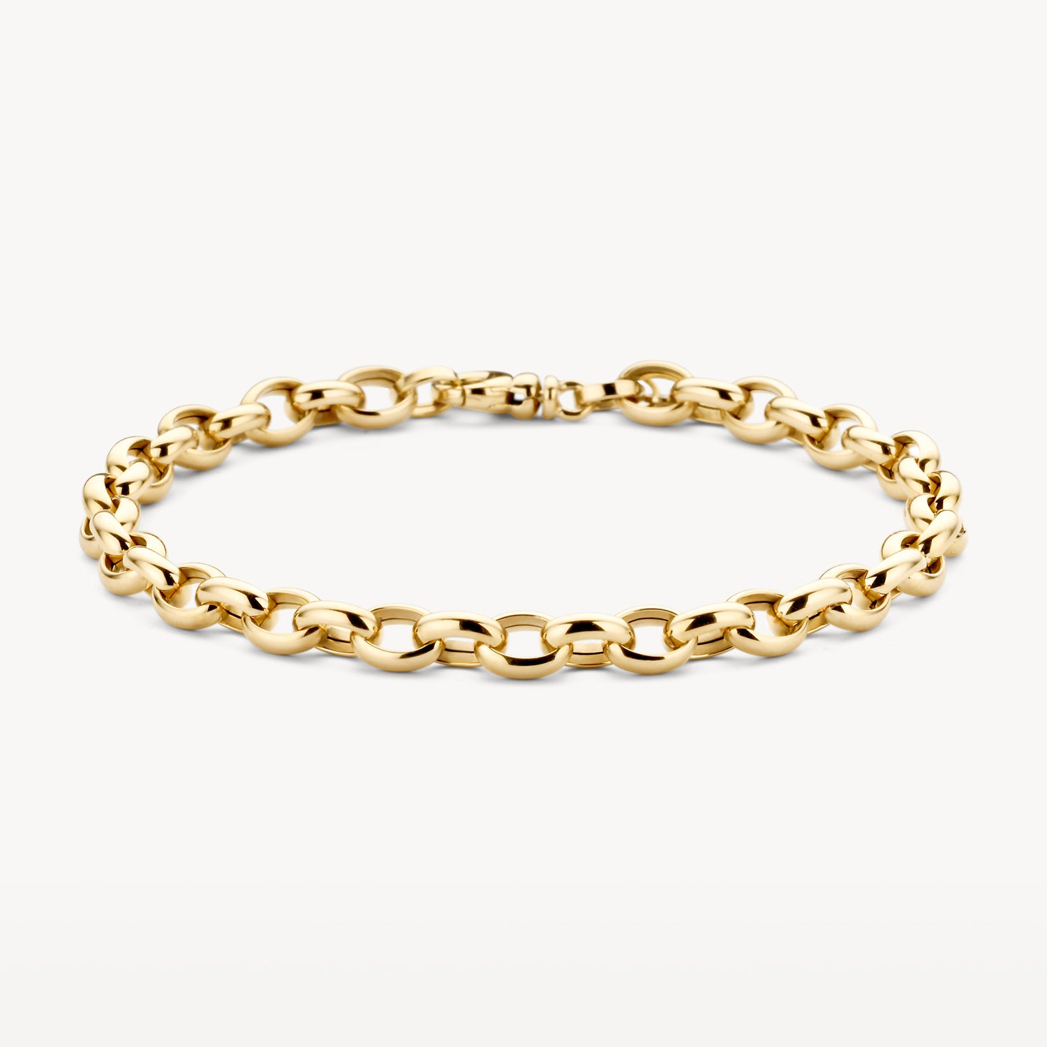 Armband met jasseron-schakels 14k goud
