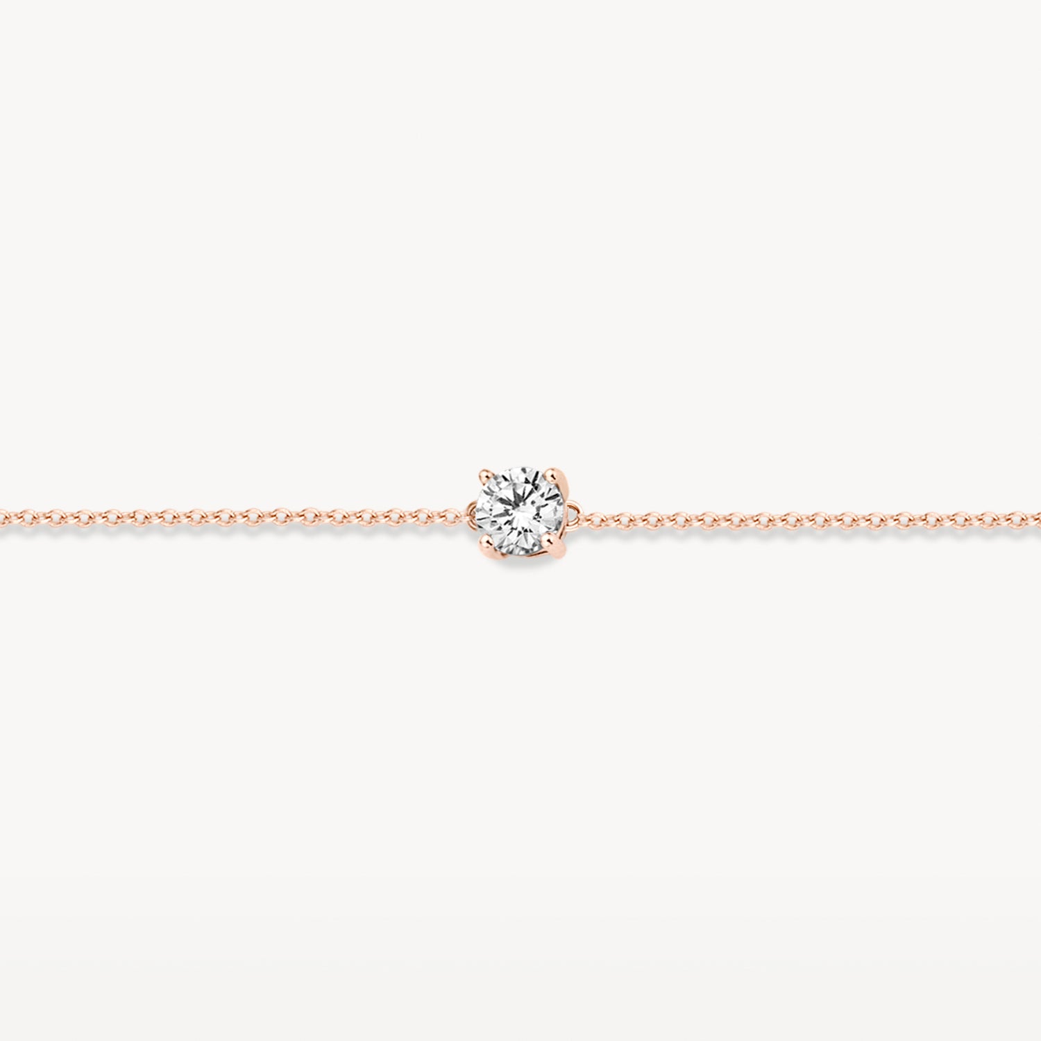 Bracelet 2166RZI - Or rose 14 carats avec zircons