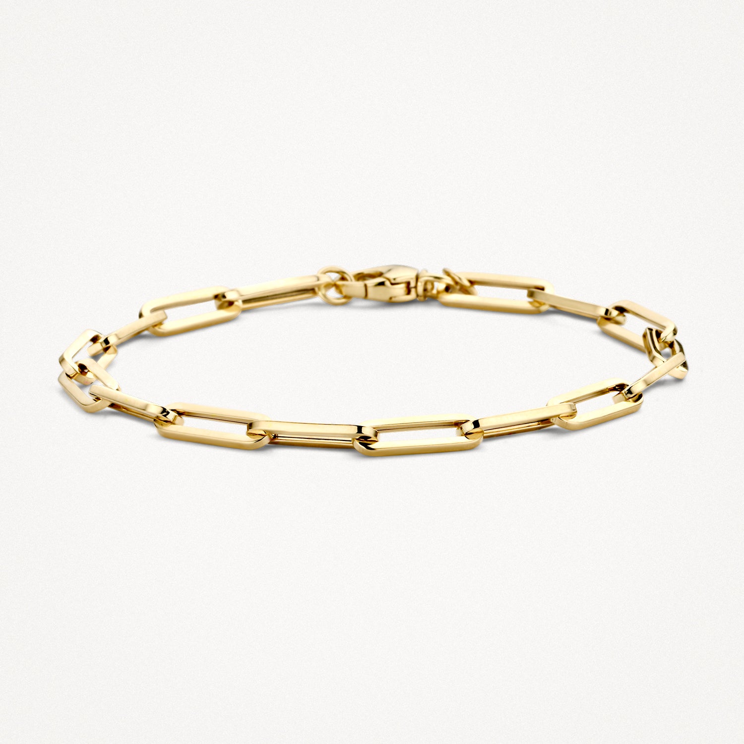 Armband Paperclip 14k goud