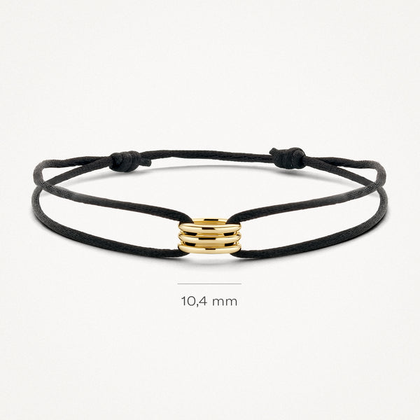 Bracelet 2215YGO - 14k Yellow Gold with silk cord