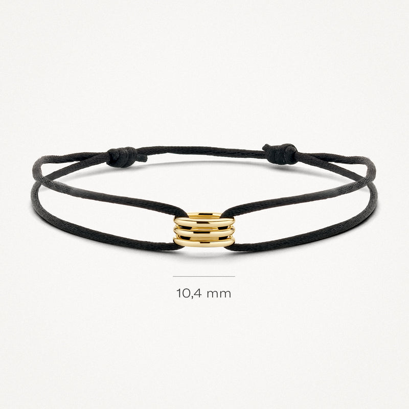 Bracelet 2215YGO - 14k Yellow Gold with silk cord
