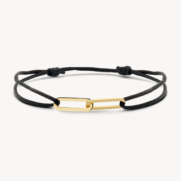 Bracelet 2216YGO - 14k Yellow Gold with silk cord